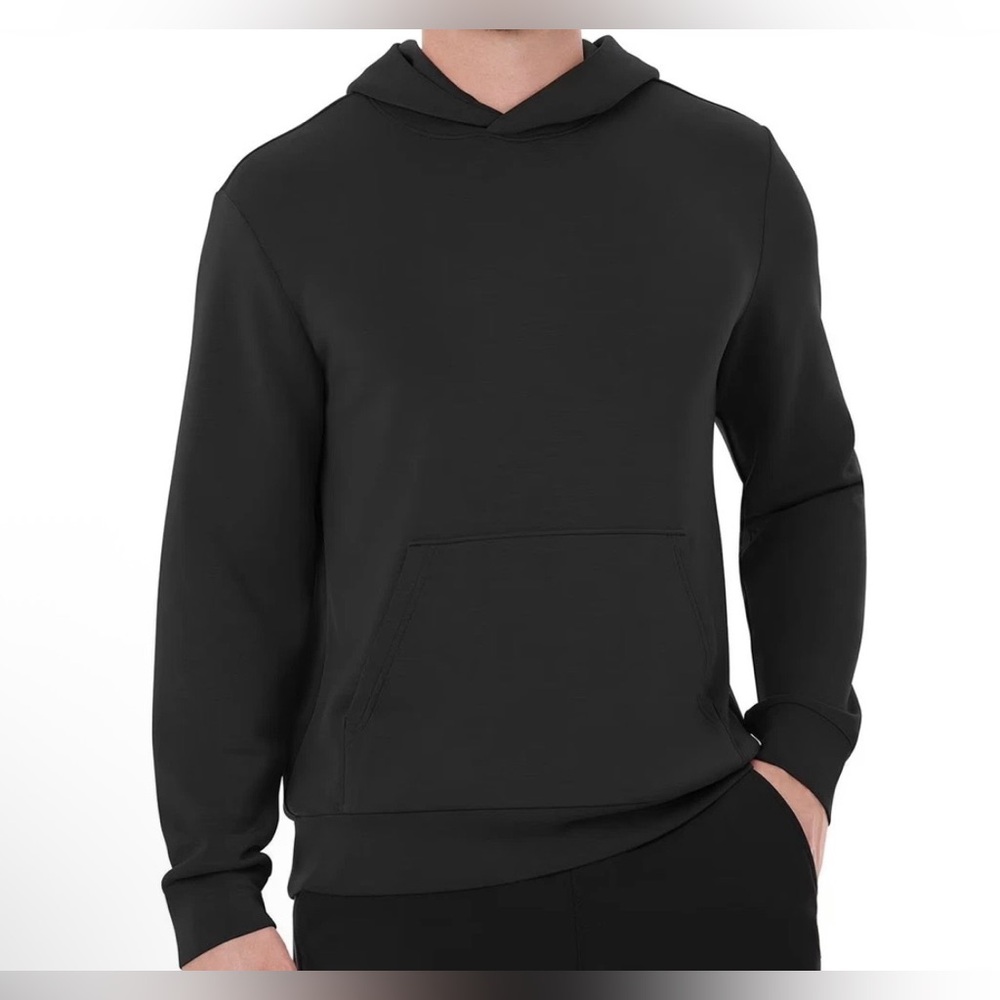 Members Mark Mens Size XL Sanwash Hoodie in Black